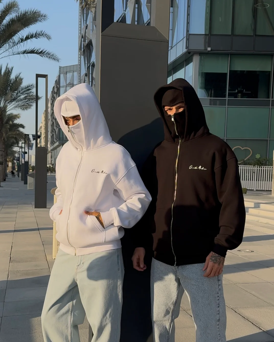 Balaclava Zipper Hoodie